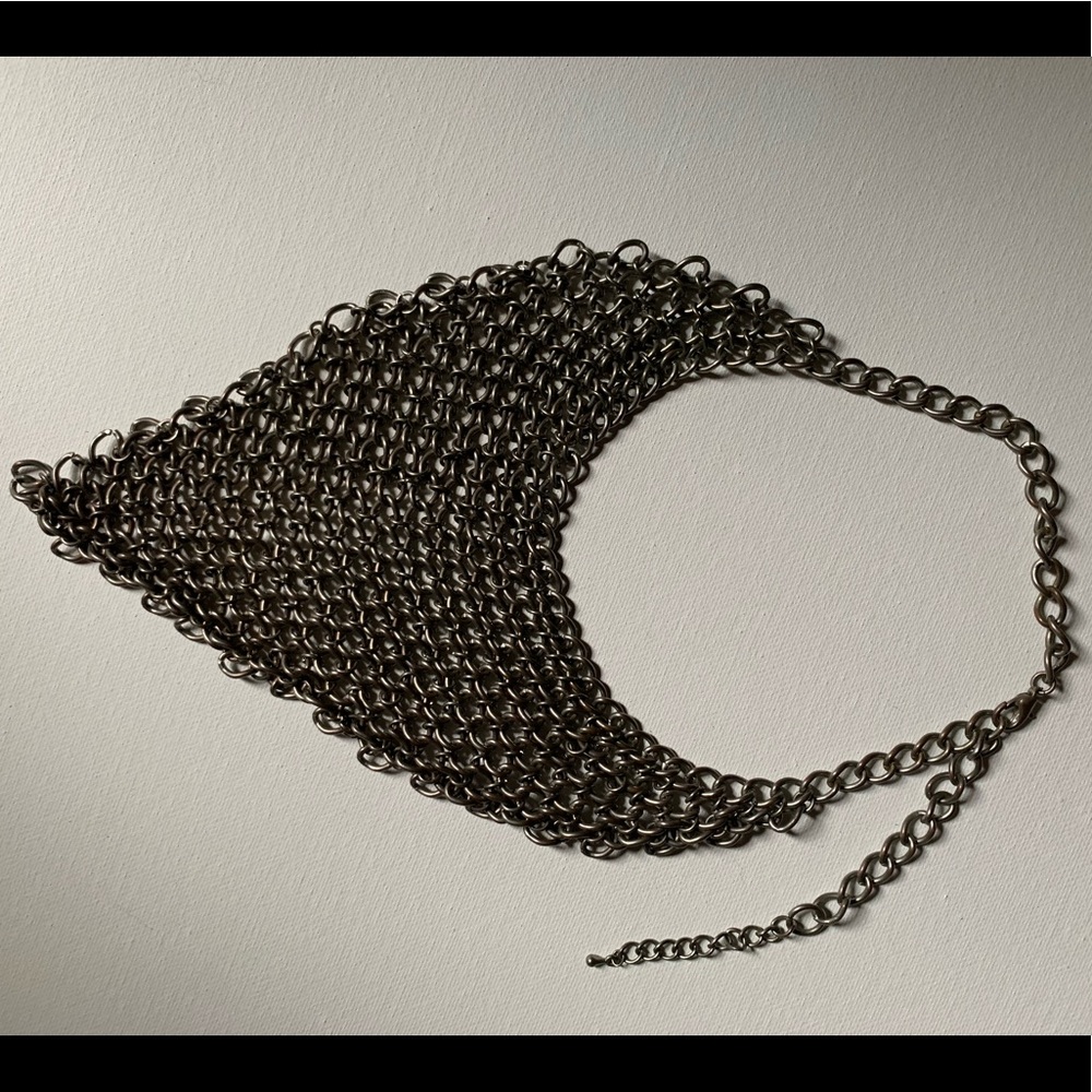 Vintage Steel Chain Necklace